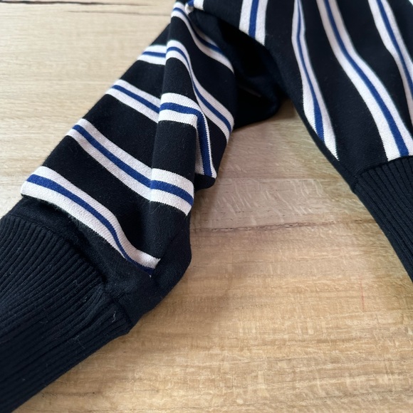 3.1 Phillip Lim
Ruffle-Trimmed Intarsia-Knit Striped Sweater - M - Picture 4 of 14